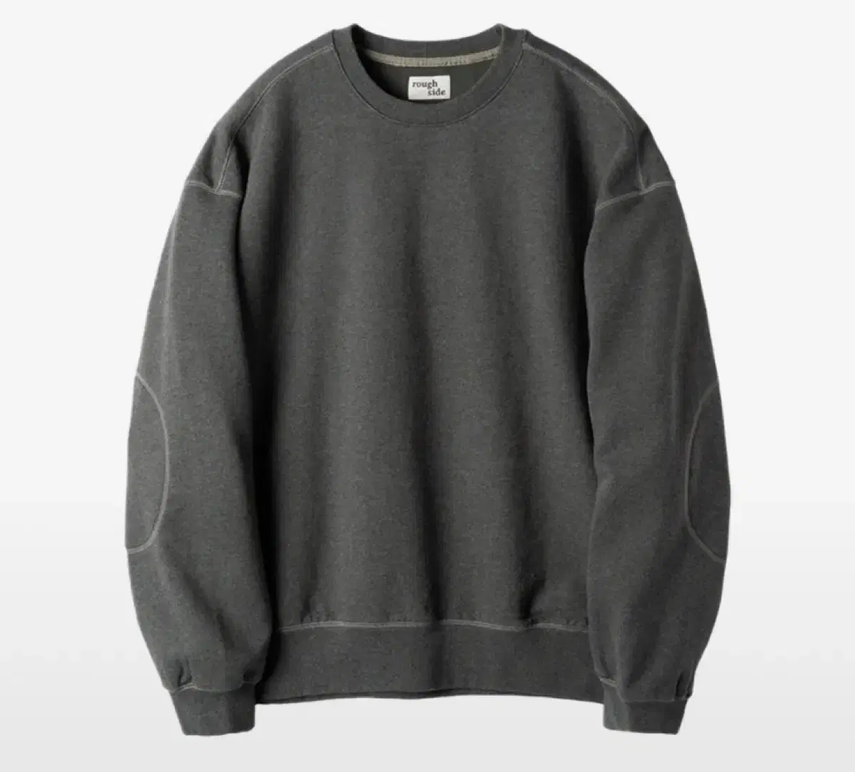 러프사이드 Oversize Sweat Shirt Graphite 3사이즈